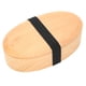 thumbnail image 2 of Caja Bento moderna y elegante, fiambrera de una sola capa, contenedor de comida de madera para Picnic al aire libre y Camping, 2 of 8
