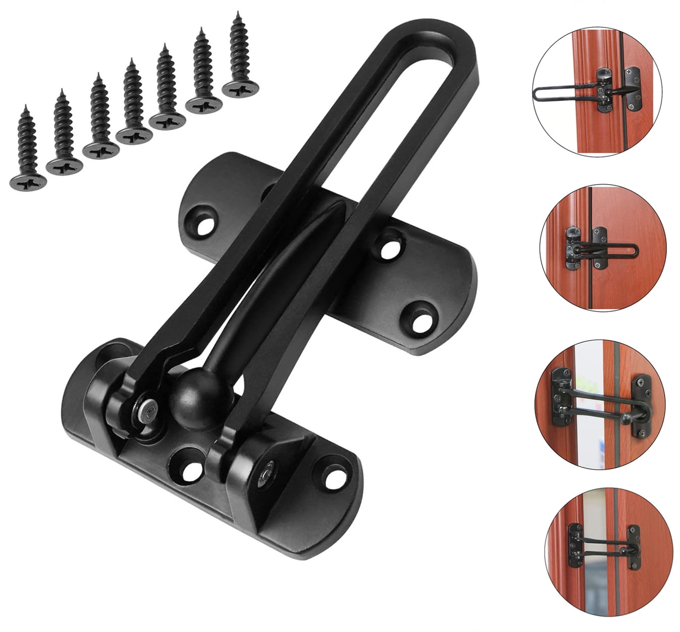 HAOAN Swing Bar Door Lock Home Security Door Lock, Home Reinforcement