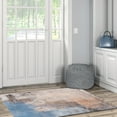 thumbnail image 4 of Linon Home Décor Washable Kyler Area Rug or Runner Collection, Beige and Blue, 3' x 5', 4 of 8