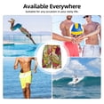 thumbnail image 6 of Uemuo Bright Mushrooms Pattern Mens Swim Trunks Quick Dry Board Shorts with Mesh Lining, Stretch Beach Shorts Quick Dry No-Chafing Board Shorts-Small, 6 of 9