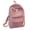 Pink, variant on Conairie Casual Backpack for Students Solid Color School Bag Lightweight Daypack for Travel Outdoor Sport Bag Black One Size
