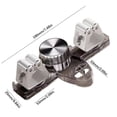 thumbnail image 2 of Soporte para escobas y trapeadores, no requiere perforación, organizador para colgar escobas, ideal para baño, cocina, oficina, lavadero, lavandería, jardín, garaje, almacenamiento y organización., 2 of 6