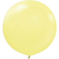 36 inch Kalisan Macaron Yellow Latex Balloons (2 Pack) - Party Supplies Decorations