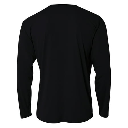 A4 - A4 Cooling Performance Long Sleeve Crew For MEN in Black | N3165 ...