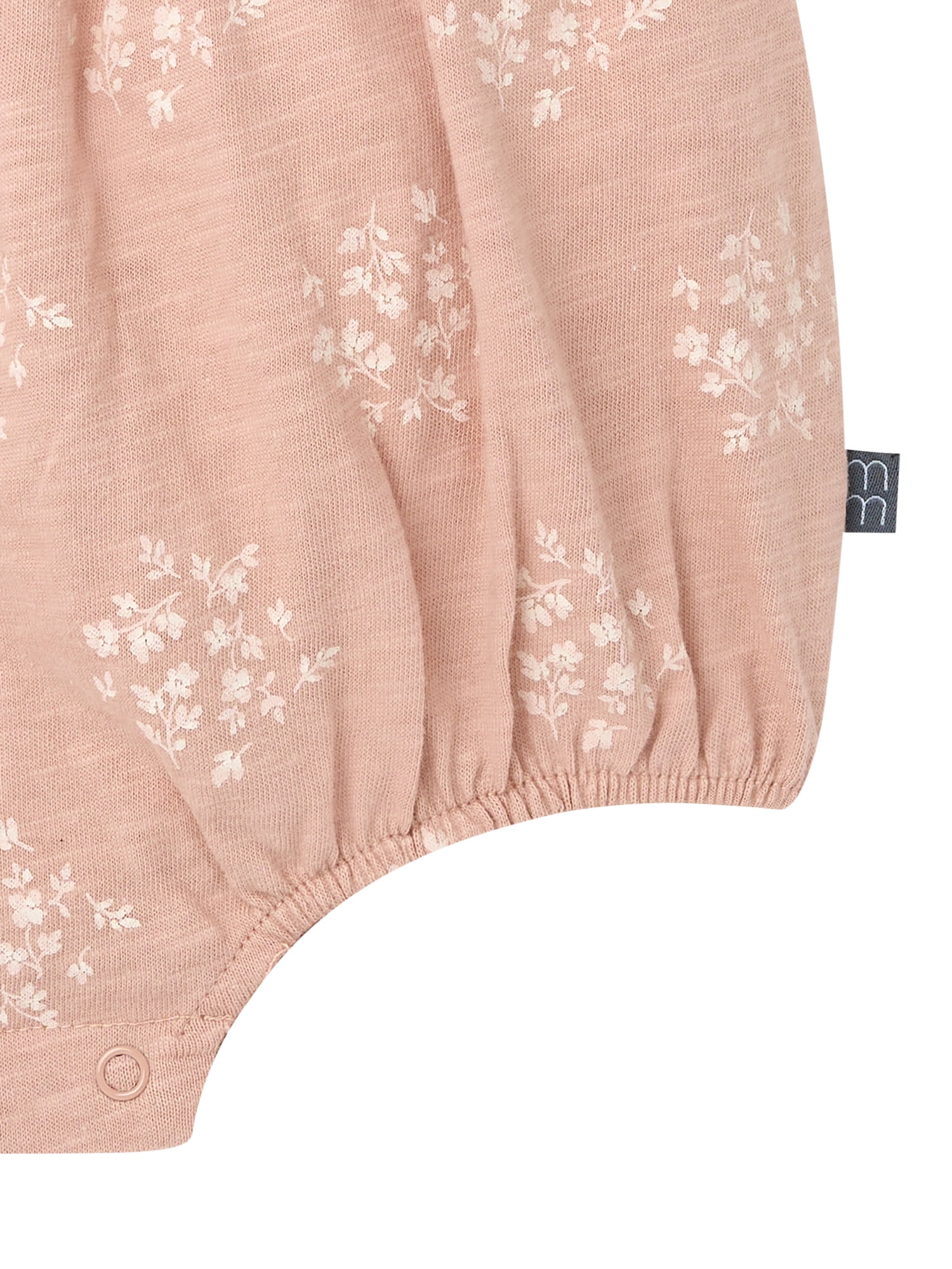 Modern Moments by Gerber Baby Girl Bubble Romper with Ric-Rac and Tights Outfit Set, 2-Piece, 0/3 Months - 24 Months