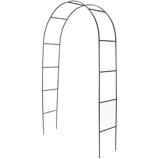 Elegante cenador de metal para jardín, arco de boda de uso versátil, estructura de soporte para plantas trepadoras, complemento decorativo para jardín, revestimiento resistente a la intemperie,