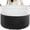 Black & White, variant on 90L Extra Large Blanket Basket for Living Room - Cotton Rope Laundry Hamper Woven Baskets XXL Storage Bin with Handles for Dirty Clothes, Kids, Pets, Toys, Bedroom, 23'' x 23'' x 13'', White & Brown