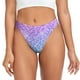 thumbnail image 1 of Balery Multicolor Glitter Tangas de Algodón para Mujer con Estampado – Ropa Interior Sexy, Transpirable, G-string-Medium, 1 of 1