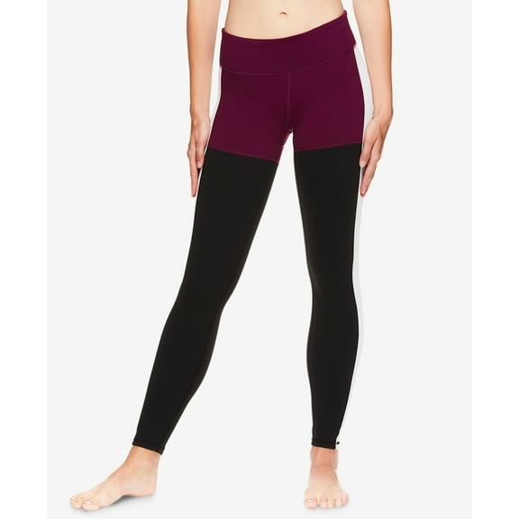Gaiam Womens Jessica Biel Colorblocked Ankle Leggings