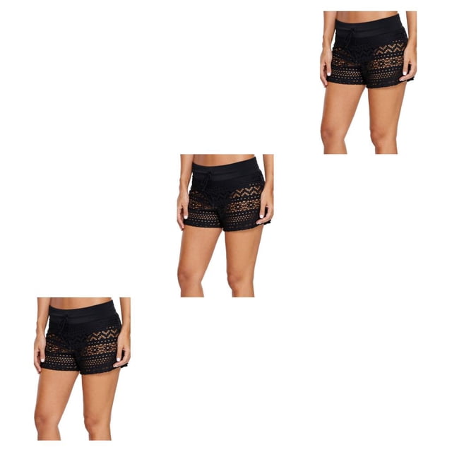 Pantalones cortos de encaje para mujer Greeniant
