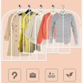 thumbnail image 2 of Transparent Garment Bag Garment Cover Cover With Zipper, Garment Cover Jacket Coat Dresses(10pcs,transparents,note:just One Size), 2 of 4