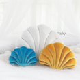 thumbnail image 4 of Luxury Shell Stuffed Pillow Velvet Pillow Sea Shell Household Decoration Bed Sofa Cushion, 4 of 5