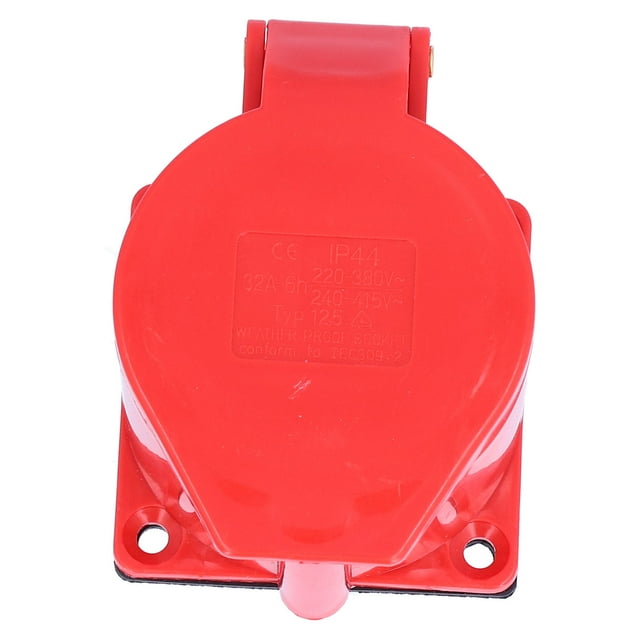 Industrial Power Socket, Anti-drop Design Heat Resistance 3-Phase Industrial Power Socket For Water Conservancy For Railway