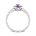 thumbnail image 4 of Everly Women's Amethyst Sterling Silver Ring, 4 of 6