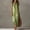 Green, variant on Morttic Women's Elegant Contrast Strap Sleeveless Maxi Dress – Split Front Loose Tank Dress Beach Vacation Casual Outfit Gray,S