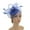 Blue, variant on Ladies Flower Veil Fascinators Cocktail Tea Party Wedding Headwear