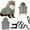 Grey, variant on Black Ferret Sweater, Harness, and Leash Set - Clothes for Small Pets - Ferret Stuff and Accessories - Hoodies for Ferrets - Small Pet Accessories