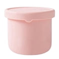 thumbnail image 1 of Caja de silicona dura para almuerzo, contenedor portátil para ensalada con tapa. Rosa 250ml, 1 of 4