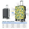 thumbnail image 6 of Haiem Lemon1 Luggage Cover Printed Suitcase Covers for Luggage Elastic Washable Suitcase Protector Fits 18-32 Inch Luggage-Small, 6 of 9