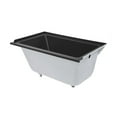 thumbnail image 3 of Voltaire 48" x 32" Right-Hand Drain Alcove Bathtub in Matte Black, 3 of 7