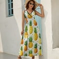 thumbnail image 2 of Lunarable Pineapple Art Sleeveless Dress Women's Summer Suit Dresses for Women 2025 Luxury Party Dress, 2 of 7
