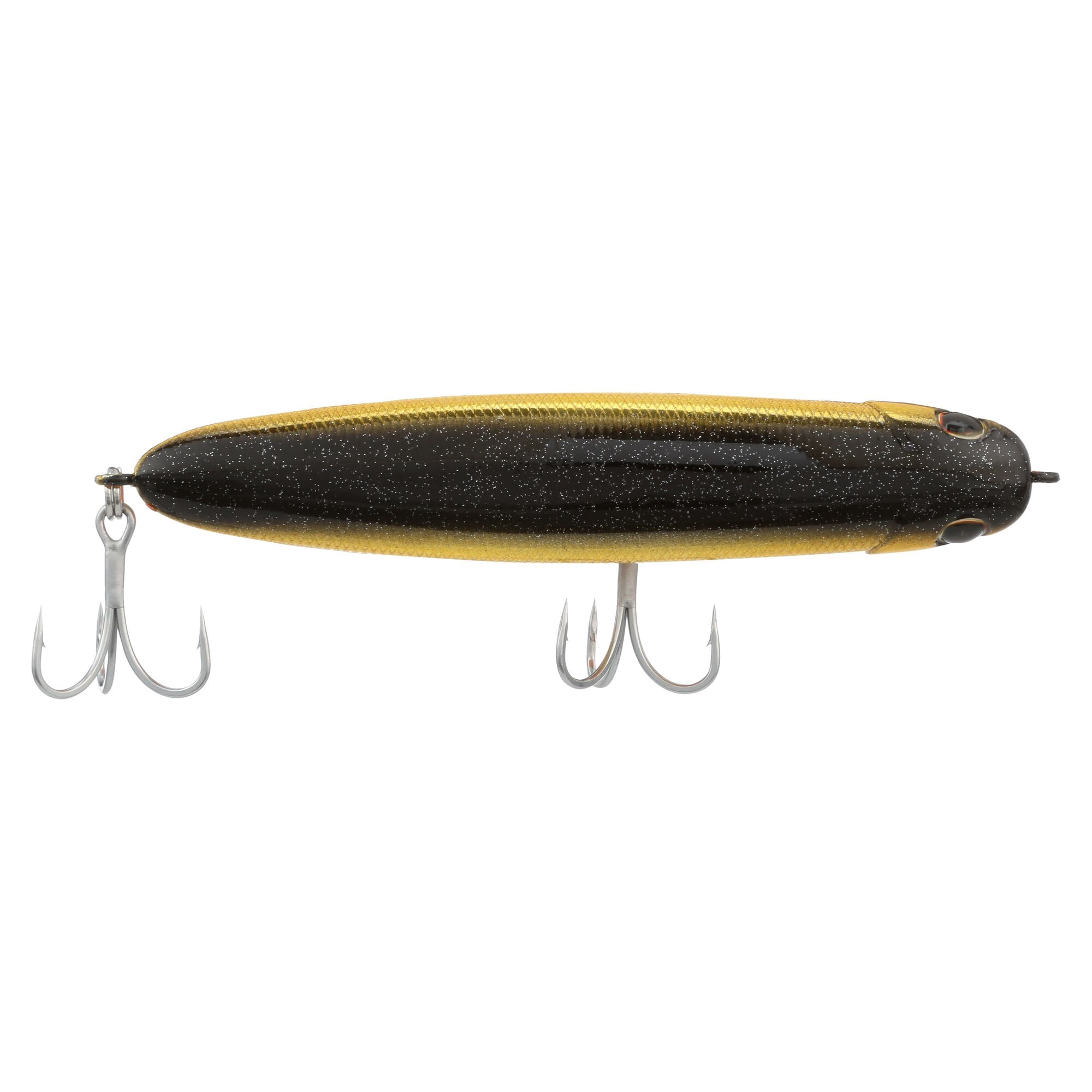 Berkley Drift Walker Saltwater, 3.5 in, Topwater Baits, Black Gold (1 Count)