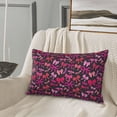 thumbnail image 5 of Lsque pink ribbon bows Pattern Pillow Case – Soft & Cozy Throw Pillow Cover, Hypoallergenic Cushion Case for Sleeping Women with Envelope Closure-20"x30", 5 of 6