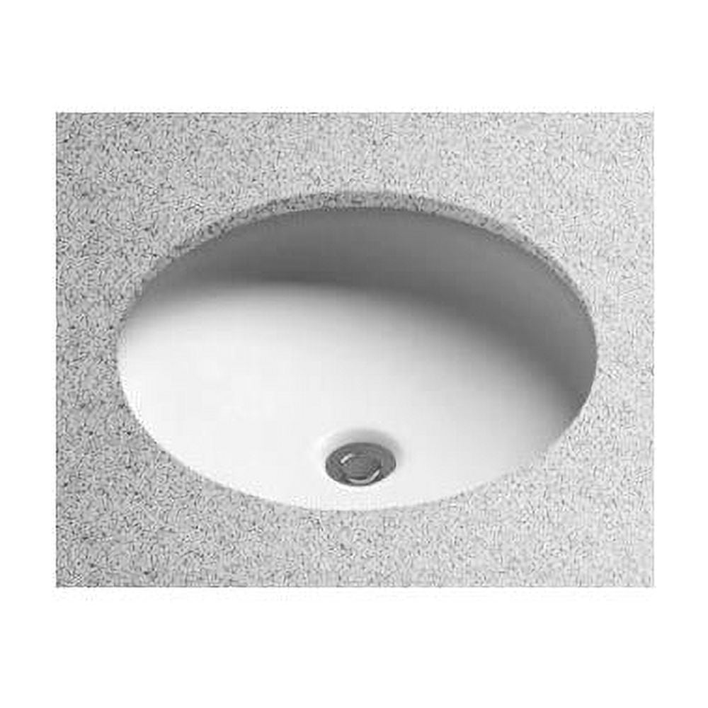 TOTO LT183#01 Curva Undercounter Lavatory Bathroom Sink, Cotton White