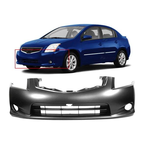 DCP Front Bumper Cover For Nissan Sentra 2010-2012 Primed 62022-ZT50J NI1000278