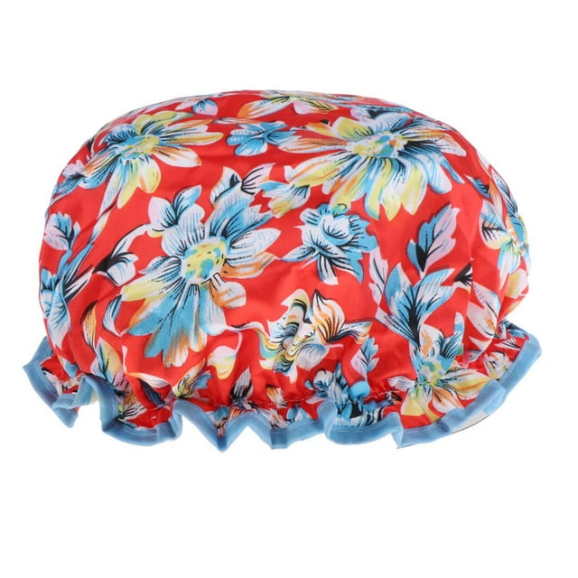 TISHITA Waterproof Double Layer Bath Hair Protection A