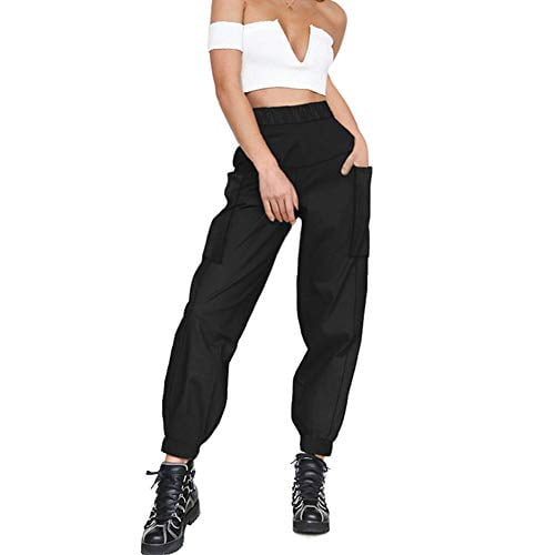 womens cargo pants joggers