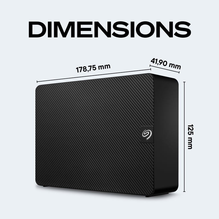 Seagate 6TB ExpansionPLUS Hard Drive - USB 3.0, Rescue Data