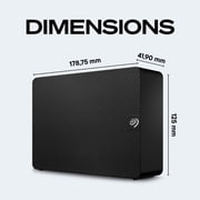 Seagate ExpansionPLUS 8TB External Hard Drive - USB 3.0 with Rescue Data Recovery (STKR8000400)