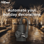 Hyper Tough Photocell Photocell Dusk to Dawn Outdoor Timer, 1 Outlet, 3-Pronged Outlet, 10 Amps