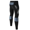 thumbnail image 2 of Riding Pants Men's Mountain Bike Pants with 3D Silicone Cushion Reflective Breathable Gradient Compression Riding Tights Cycling Pants, 2 of 9