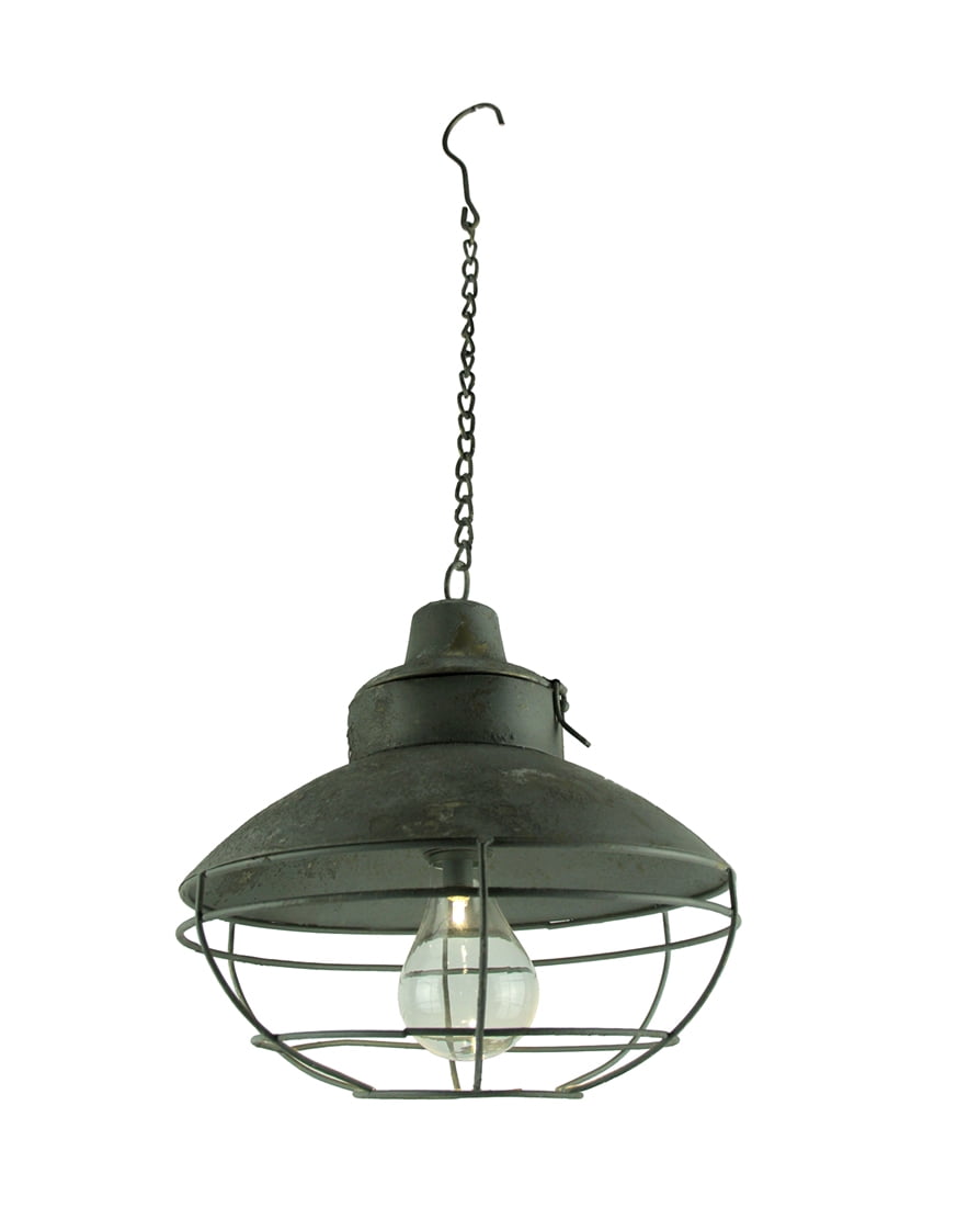 Vintage Industrial Battery Operated LED Accent Pendant Light - Walmart