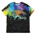 thumbnail image 5 of Wings of Fire T-Shirts for Men Women, Funny Novelty Tee for Adults, Fashion 3D Print Short Sleeve, Unisex Casual Crew Neck Tee, 5 of 8