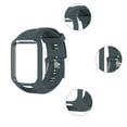 thumbnail image 4 of Correa de reloj de silicona para muñeca, correa de repuesto para TomTom 2 3 Runner 2 3 Spark 3, azul marino Inevent EL2367-11B, 4 of 7