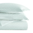 thumbnail image 5 of Noble Linens Aqua Starlight Pattern 3-Piece Duvet Cover Set, Full/Queen, 5 of 10