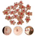 thumbnail image 2 of 20Pcs Resin Pendants Mini Gingerbread Man Beads Gingerbread Man Charms For Jewlery Making, 2 of 4