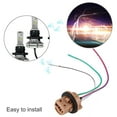 thumbnail image 4 of Wire Pigtail  Wire Harness Pigtail  Female Wire Harness LED Bulb Light Lamp Wire Harness Pigtail Female Socket Connector, 4 of 8