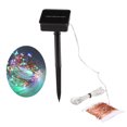 thumbnail image 1 of Solar copper light string Christmas LED decorative lights copper star light string light string 8 function modes 100/200/300/400 LED white light/warm white light/mixed color/blue light, 1 of 8