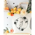 thumbnail image 3 of Personalized Monogram Floral Cotton Canvas Tote Bag, 3 of 6