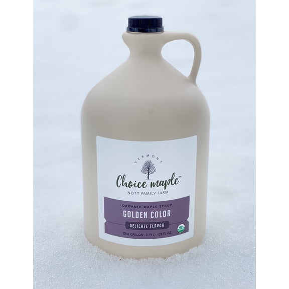 Choice Maple, Organic Vermont Maple Syrup, One Gallon