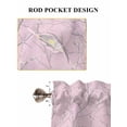 thumbnail image 6 of Pink Branches 2 Panel Kitchen Curtains for Windows, Vintage Art Farmhouse Bathroom Privacy Curtain, Home Décor Window Treatment for Bedroom/Living Room 55"x45", 6 of 6