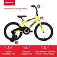 thumbnail image 4 of Huffy 18" Rock It Kids' Bike, Fits Riders 3'5" - 4'1", Yellow, Child, Boy's, 4 of 14