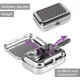 thumbnail image 4 of 2025 New Odor Resistant Pocket Ashtray, Portable Ashtray, Car Ashtray, Mini Stainless Steel Ashtray, 4 of 5