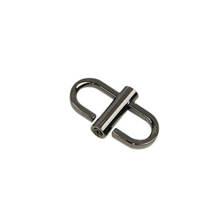  Repair Connect Shorten Leather Bag Handbag Shoulder Chain Strap  Pendant Key Ring Snap Clip Trigger Metal S Type Shape Buckle 6PCS (Gold)