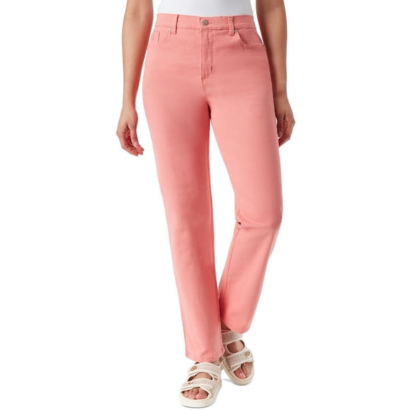 Gloria Vanderbilt Womens Amanda Slimming Denim Straight Leg Jeans