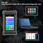 Autel MaxiFlash XLink Expert-Driven Remote Diagnostic Tool, J2534 Pass-Thru Programmer, Enhanced VCI, Supports DoIP/CAN/CAN FD/D-PDU/J2534/RP1210, Work with PC/Autel MS909 MS919 Ultra/Smart Phone